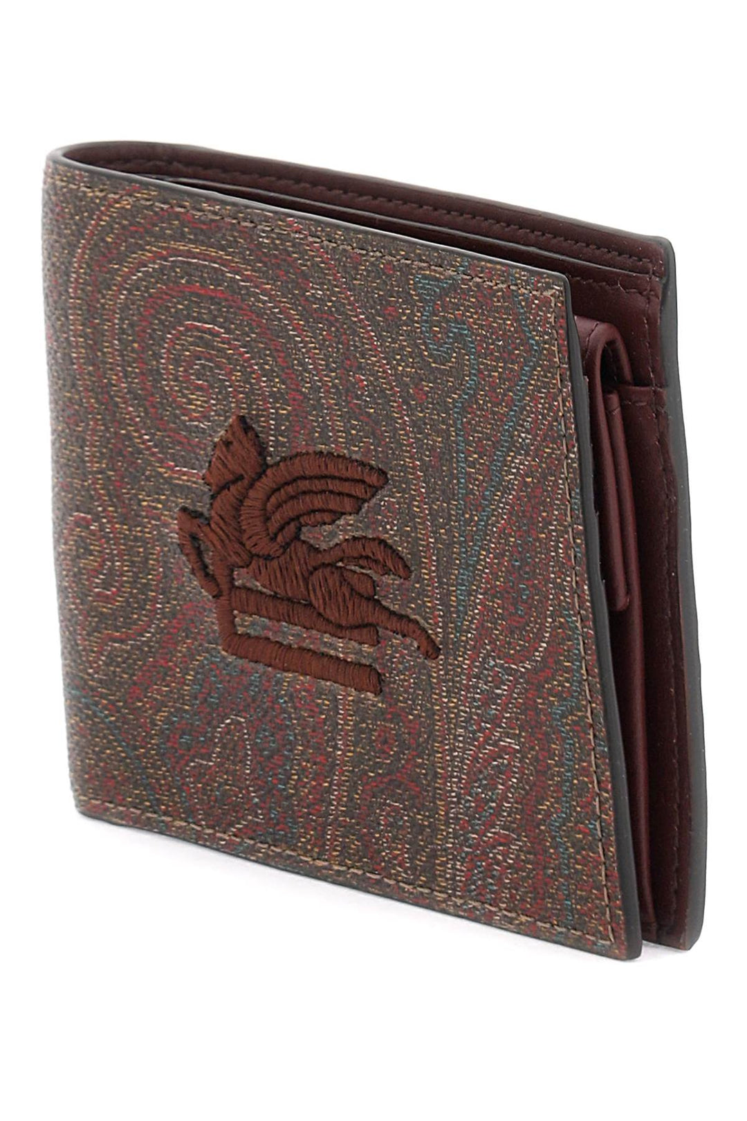 Paisley Bifold Wallet With Pegaso Logo - Etro - Women