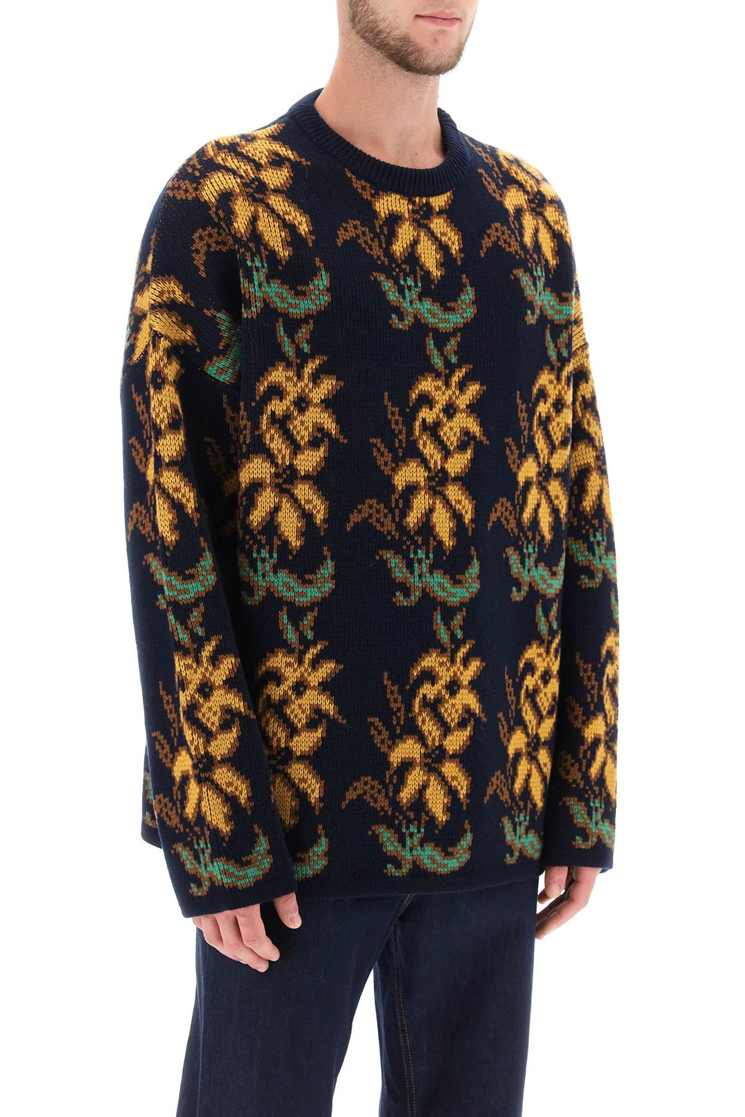 Sweater With Floral Pattern - Etro - Men