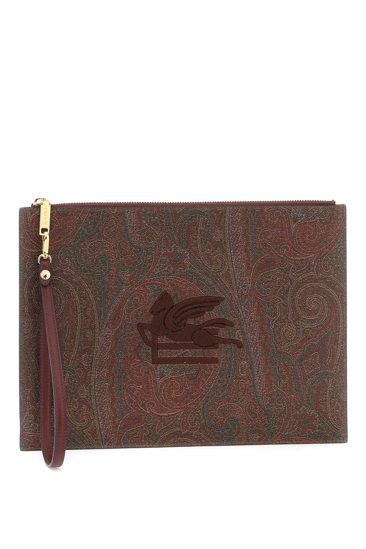 Paisley Pouch With Embroidery - Etro - Women