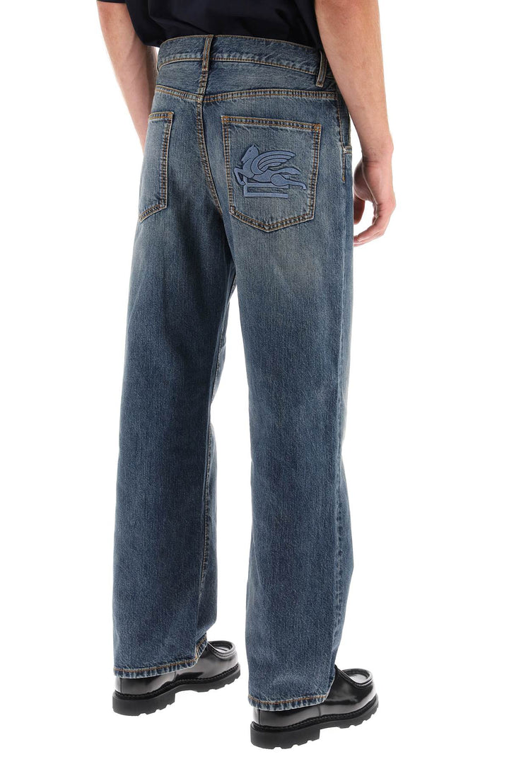 Loose Jeans With Straight Cut - Etro - Men