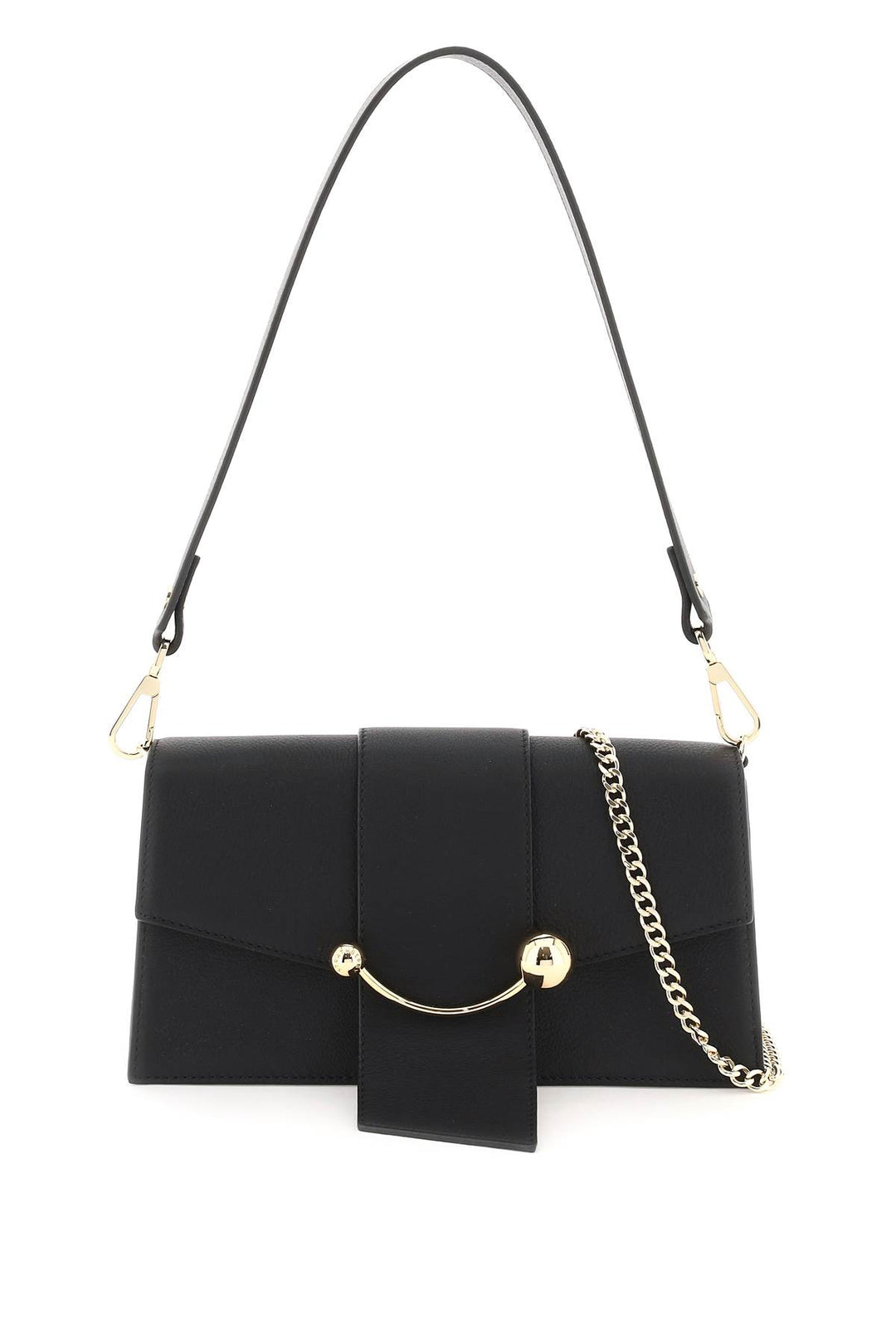 'Mini Crescent' Leather Bag - Strathberry - Women