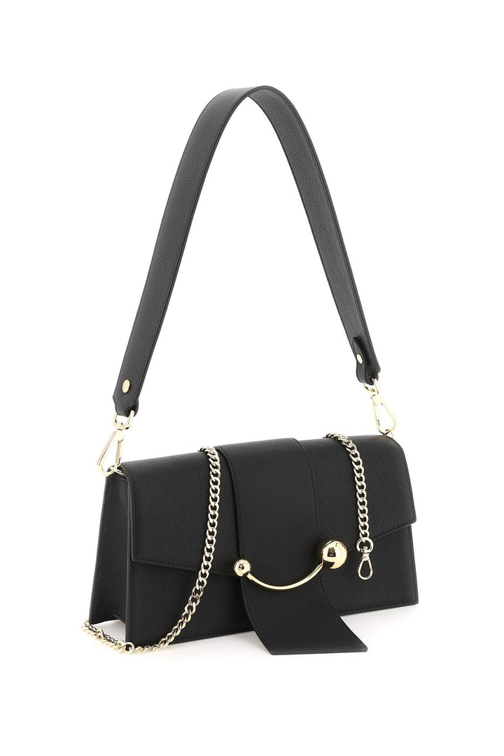 'Mini Crescent' Leather Bag - Strathberry - Women