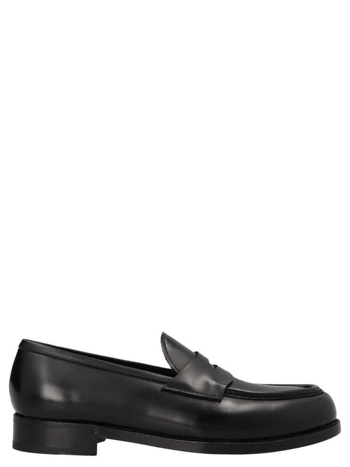 Leather loafers