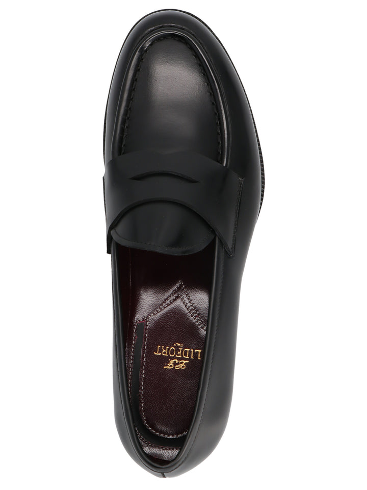 Leather loafers