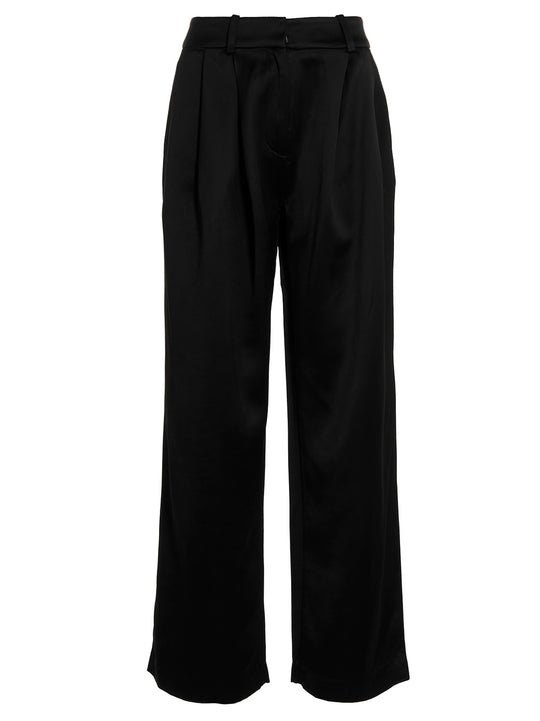Pants with front pleats