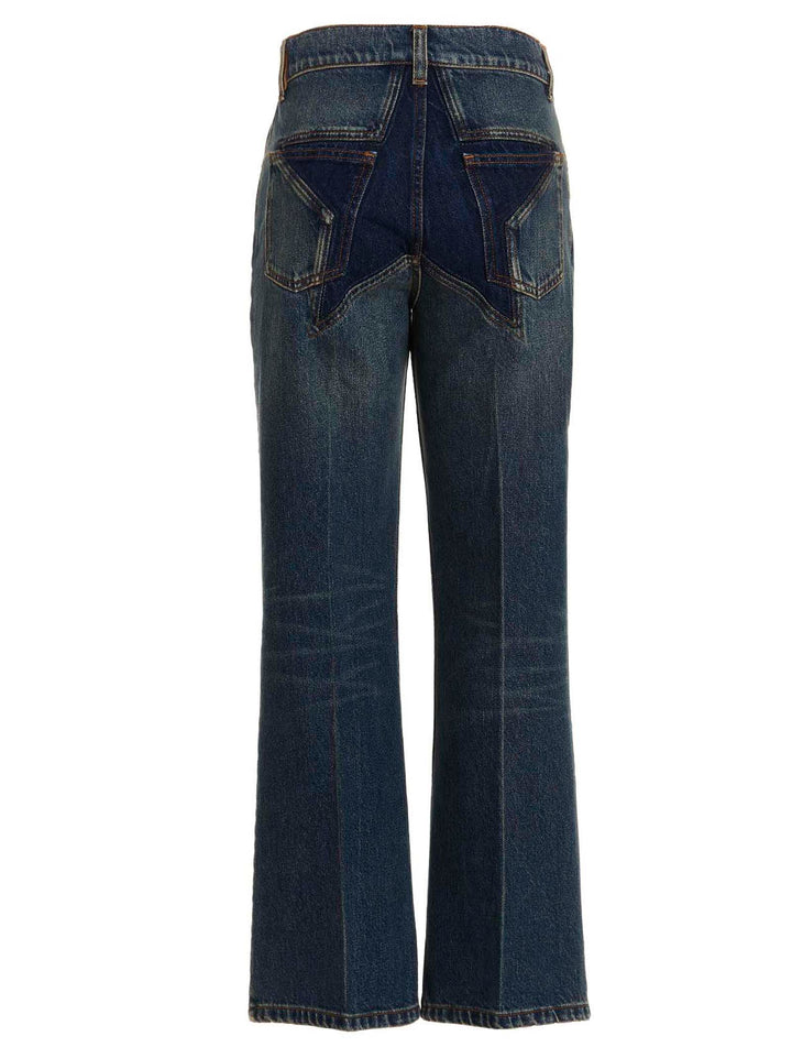 'Star flared' jeans