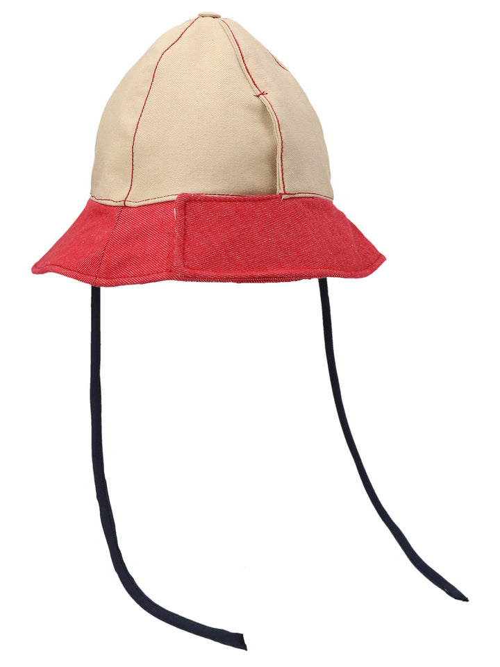 Multicolor denim bucket hat