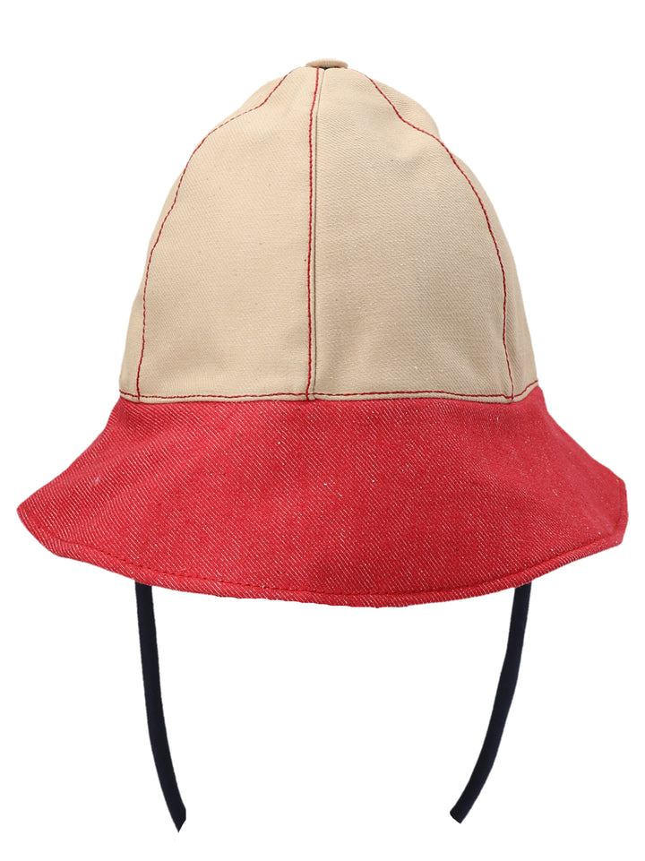 Multicolor denim bucket hat