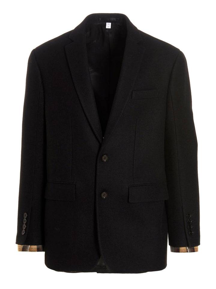 Wool tailored blazer jacket