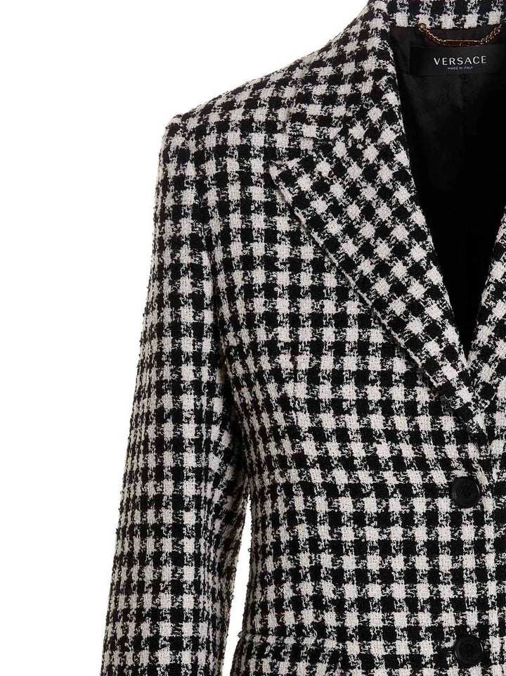 Tweed wool blazer jacket