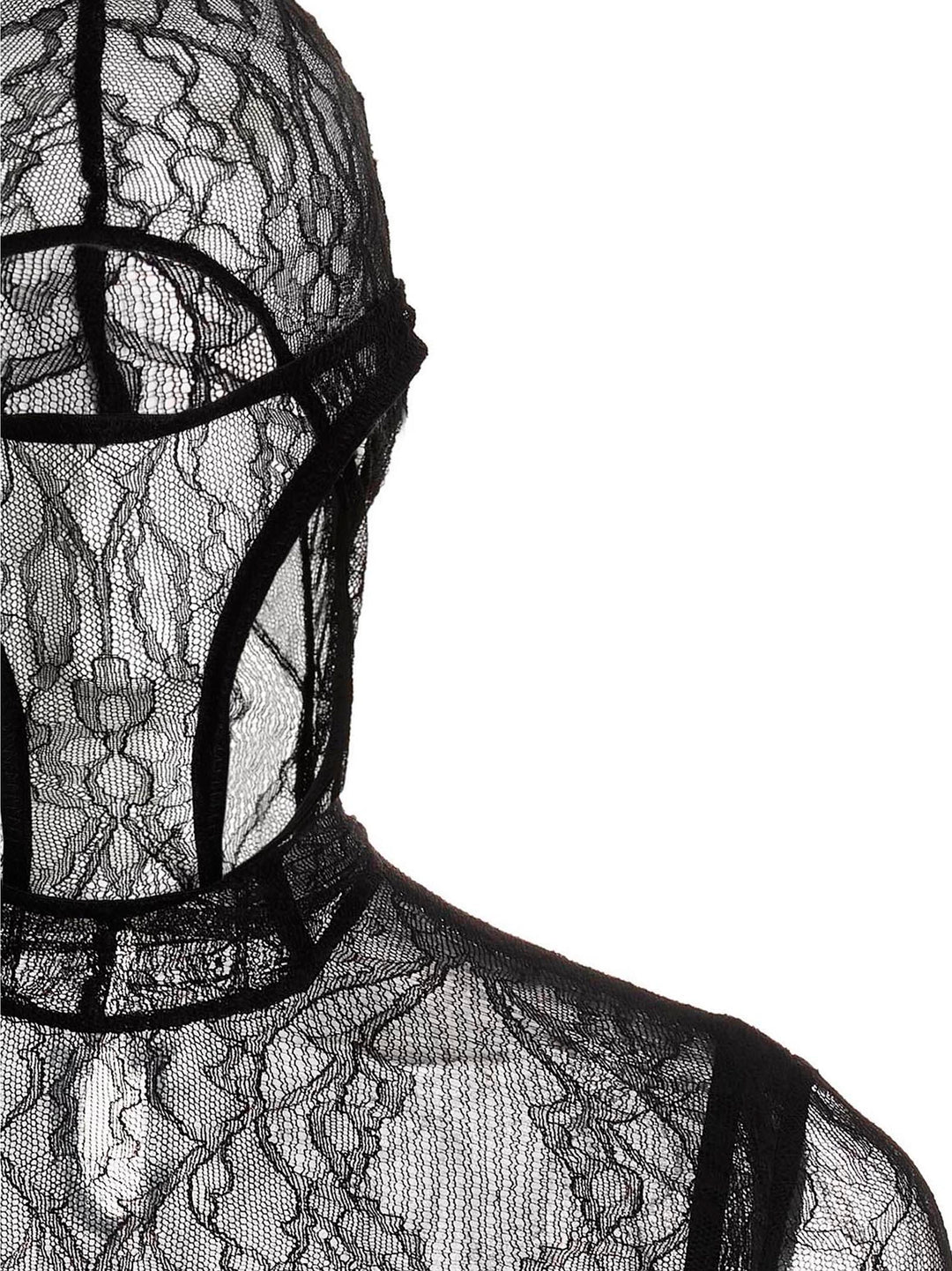 Cut-out detail lace bodysuit