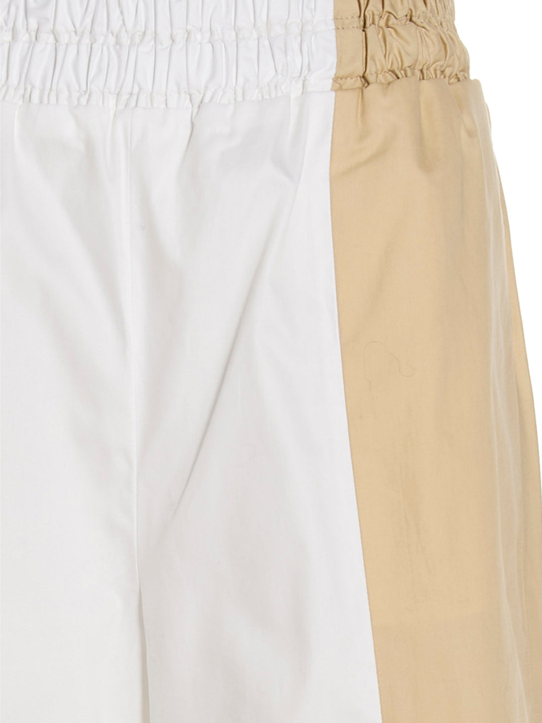 Loose leg two-color pants