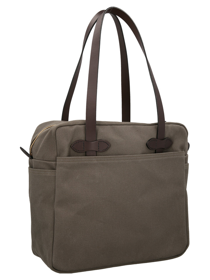 'Croc Twill' shopping bag