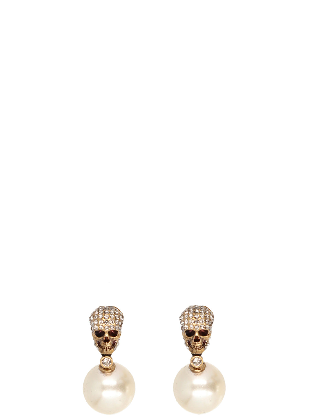 Pearl N Skull Jewelry Gold