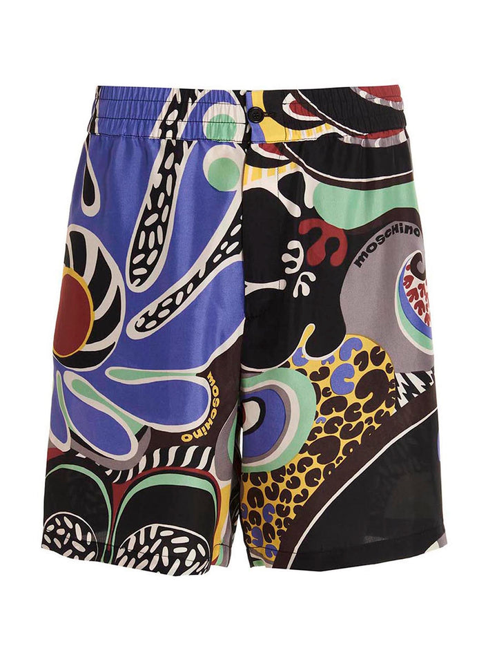 'Psychedelic' bermuda shorts