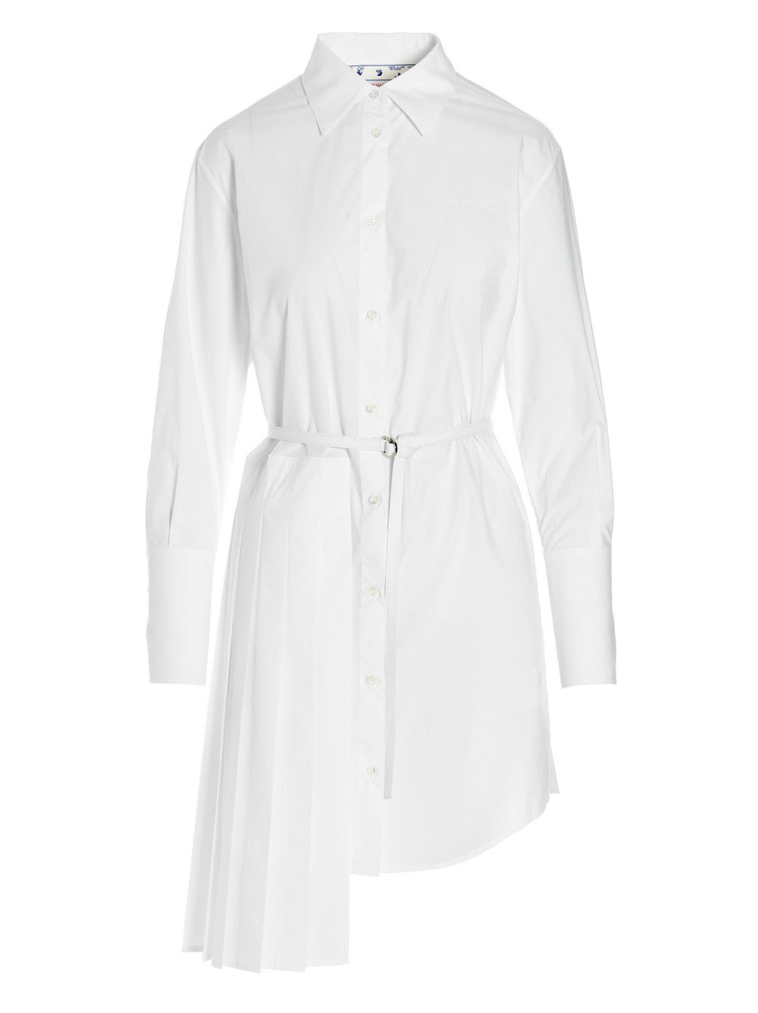 'Diagonal' shirt dress