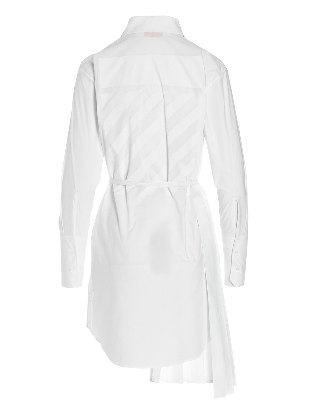 'Diagonal' shirt dress