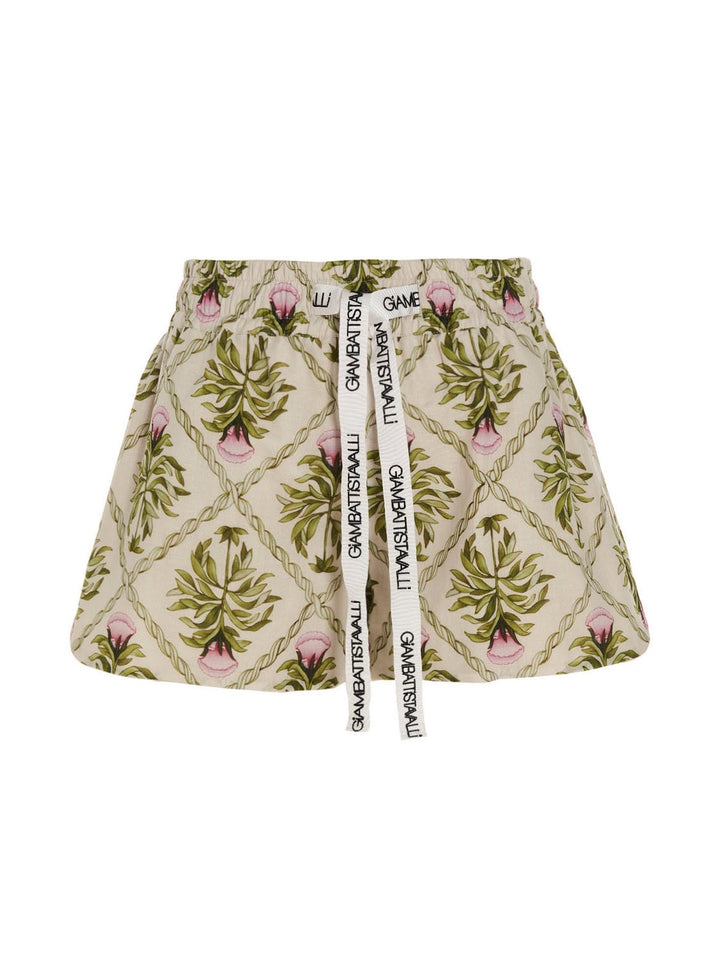 Floral print shorts