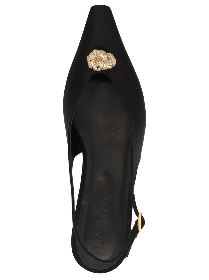 'Swing Back' slingbacks