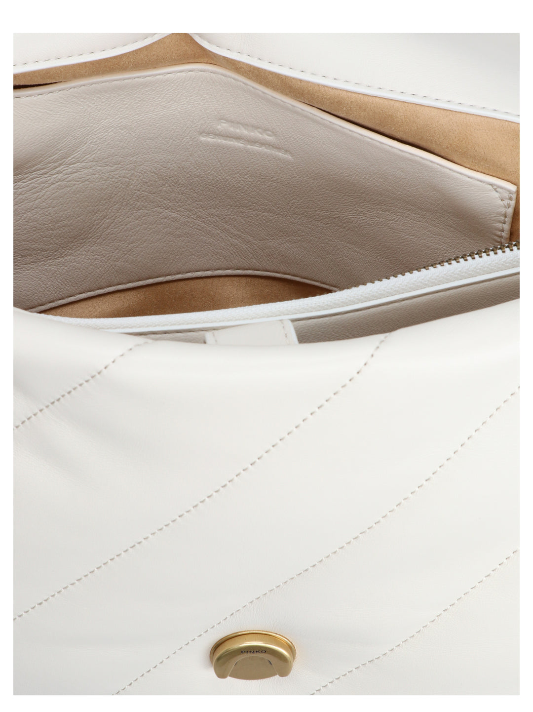 Love Big Puff Crossbody Bags White