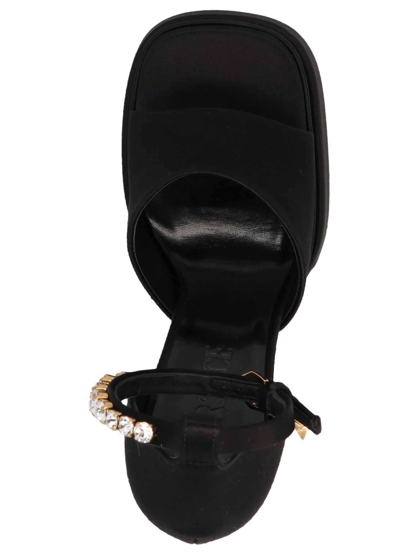 Shop Versace 'medusa Aevitas' Sandals In Black
