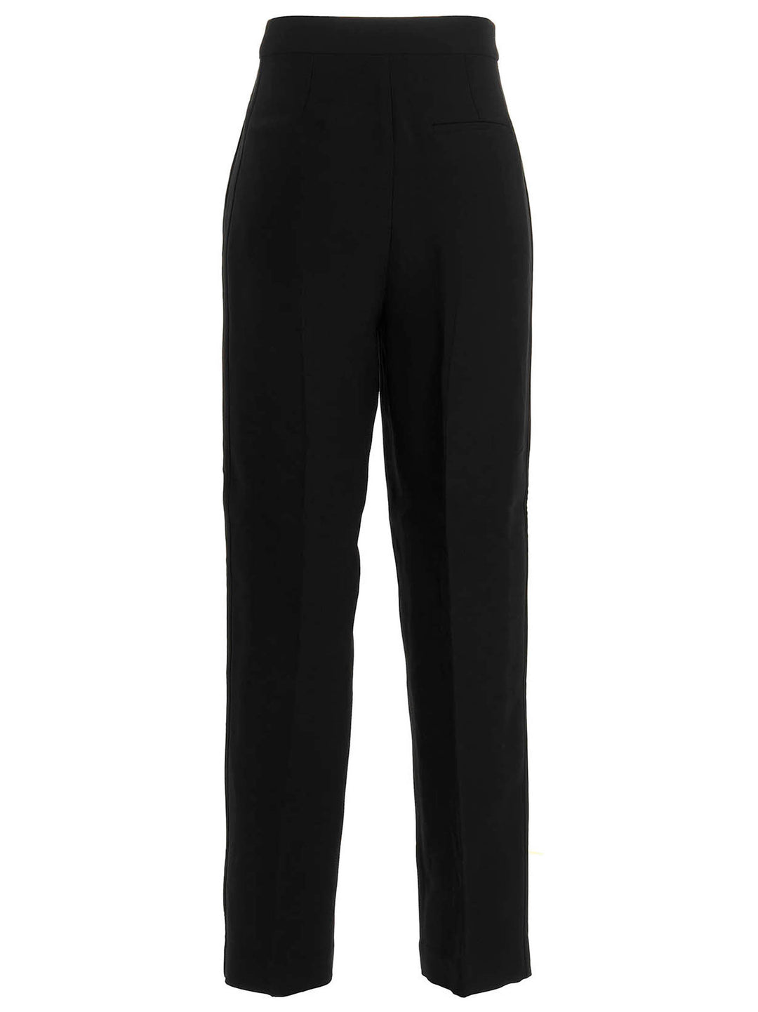 Straight Cut Pants Black