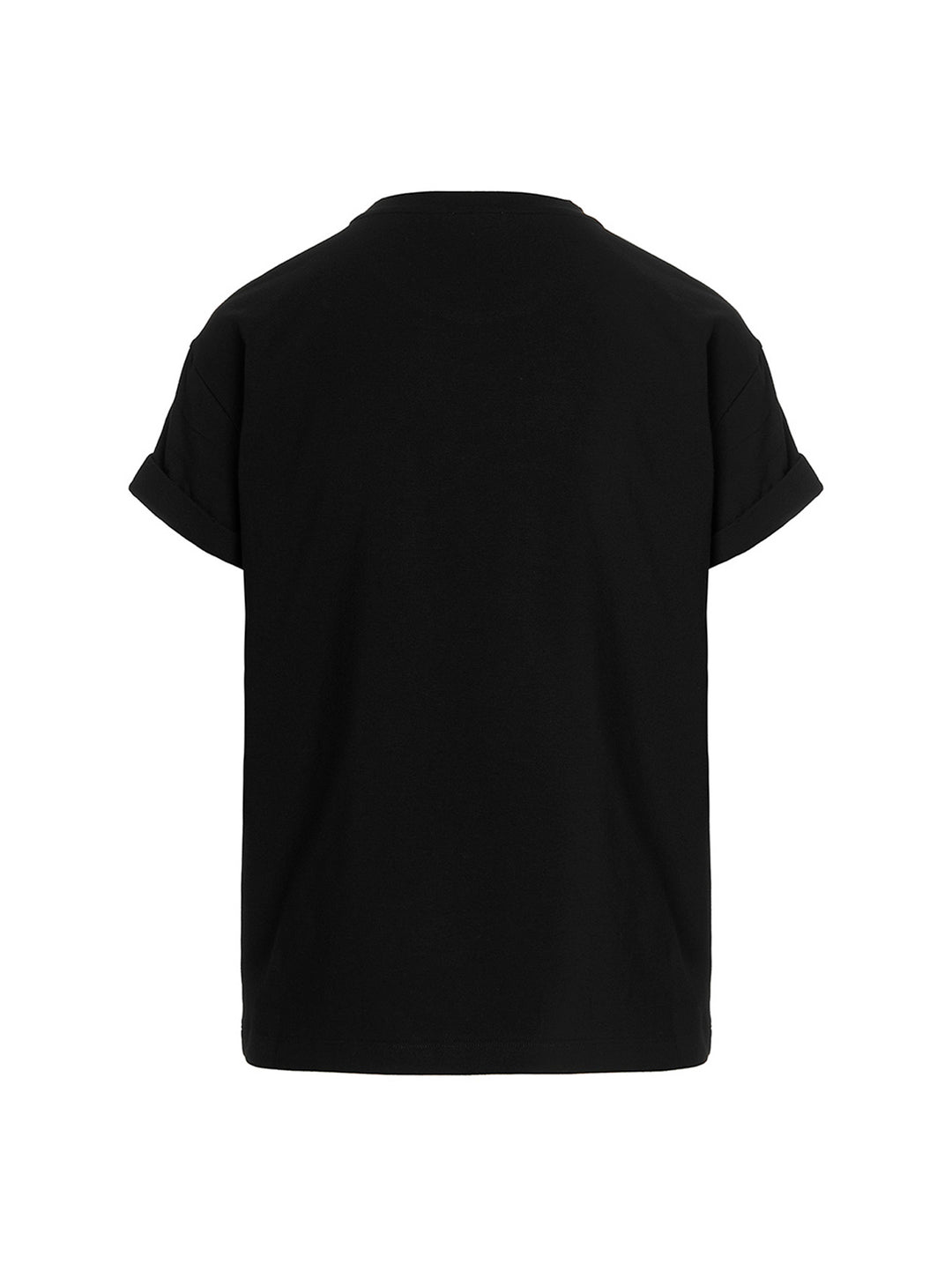 Chest Pockt Crewneck T-Shirt Black