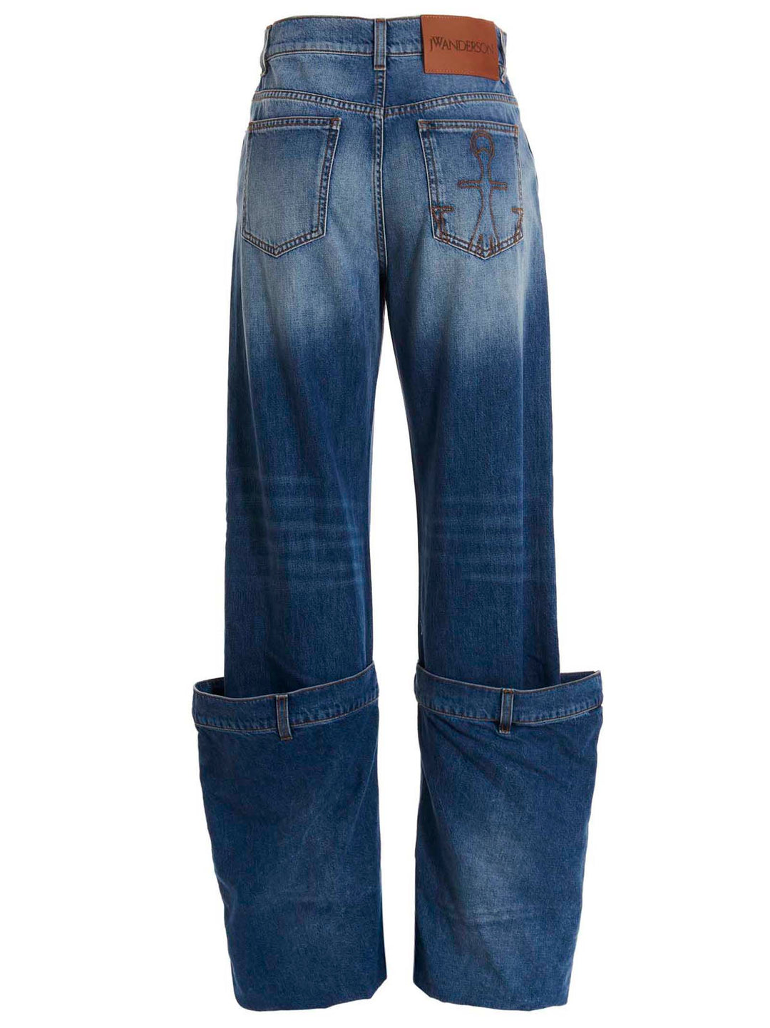 Maxi Turn-Up Jeans Blue