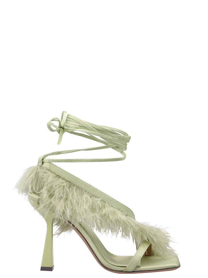 'Feather Wrap' sandals