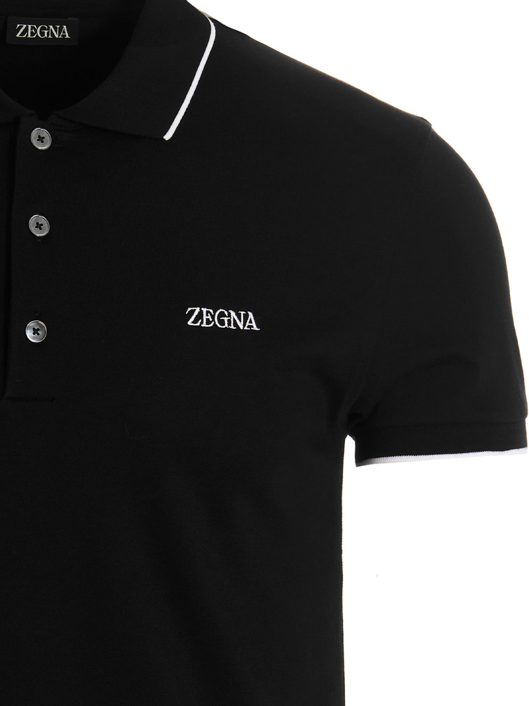 Embroidered logo polo shirt