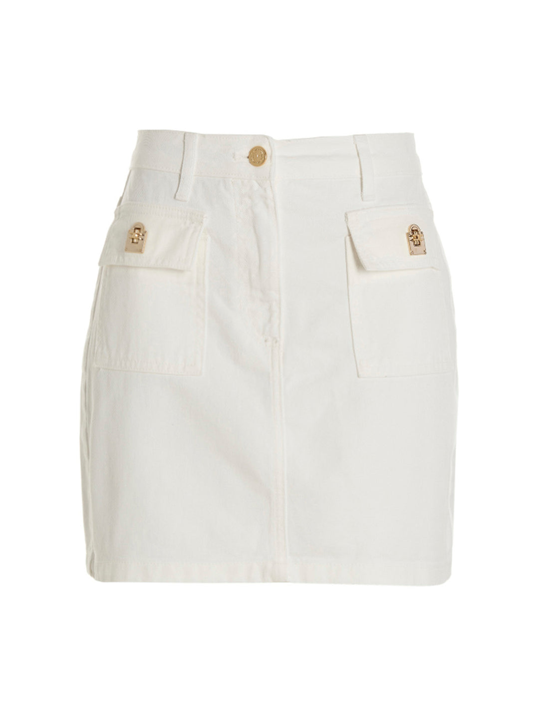 Padlock Skirt Skirts White