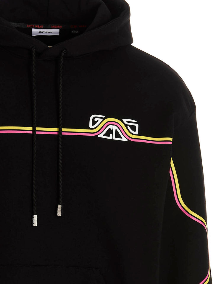 'Waved Logo' hoodie