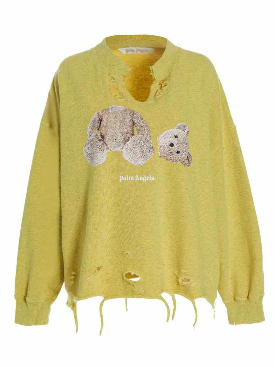 Gd Ripped Pa Bear Sweatshirt Yellow