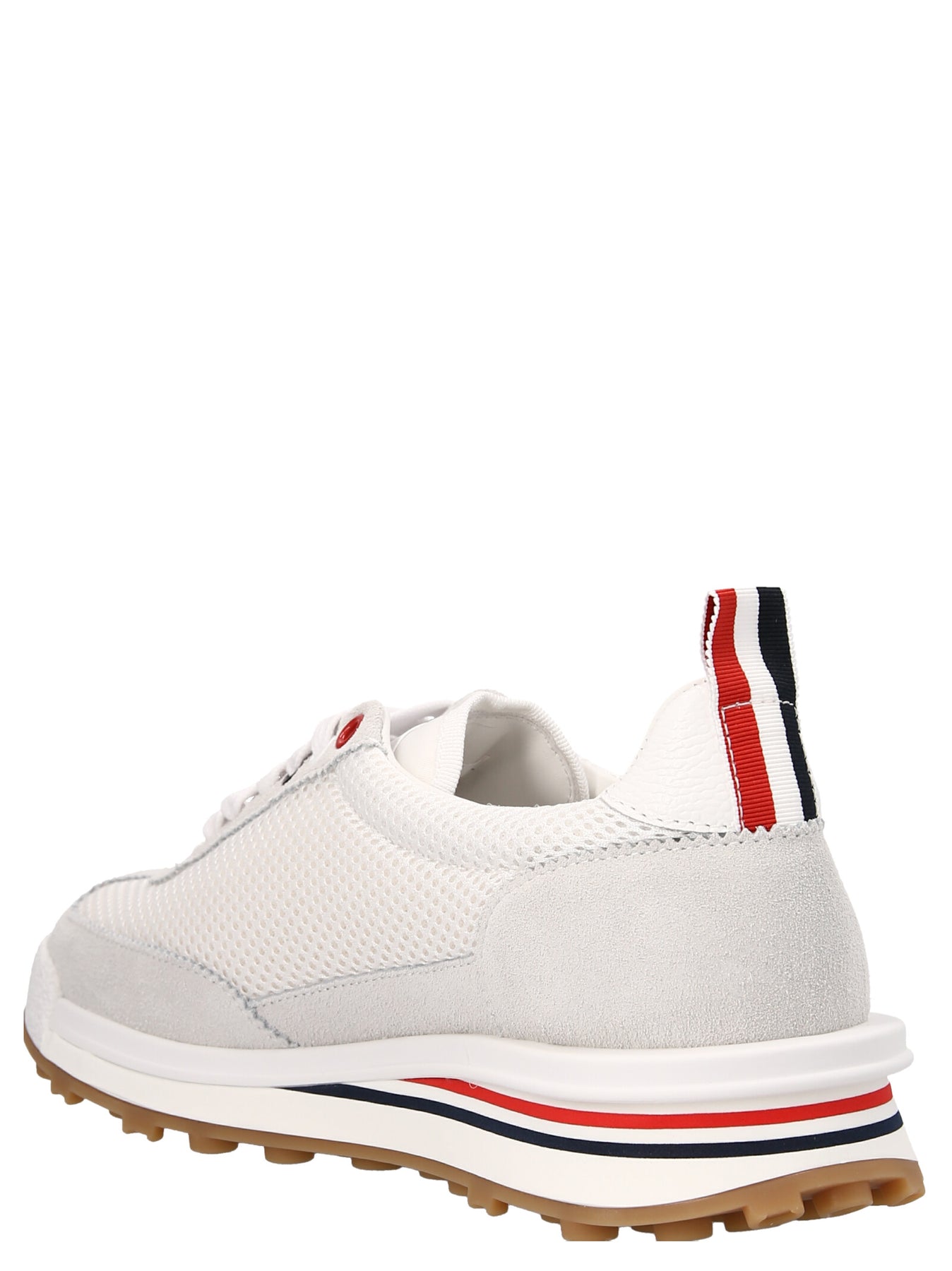 Shop Thom Browne 'runner' Sneakers In White