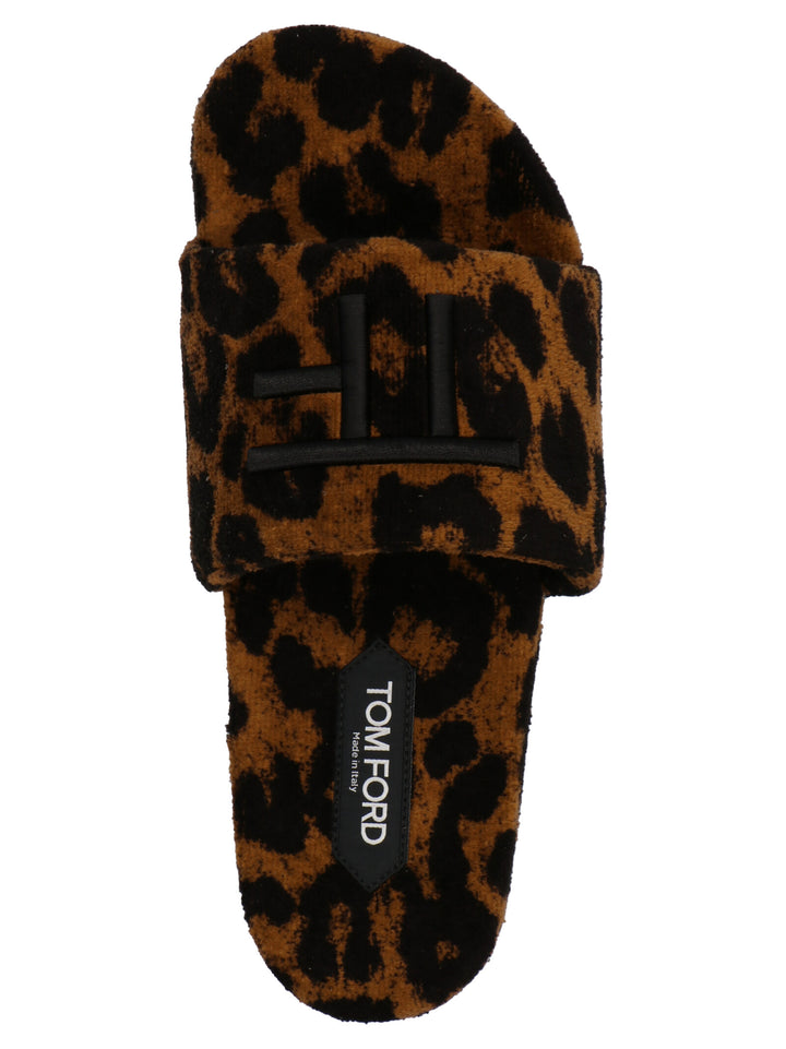 Animal print logo slides