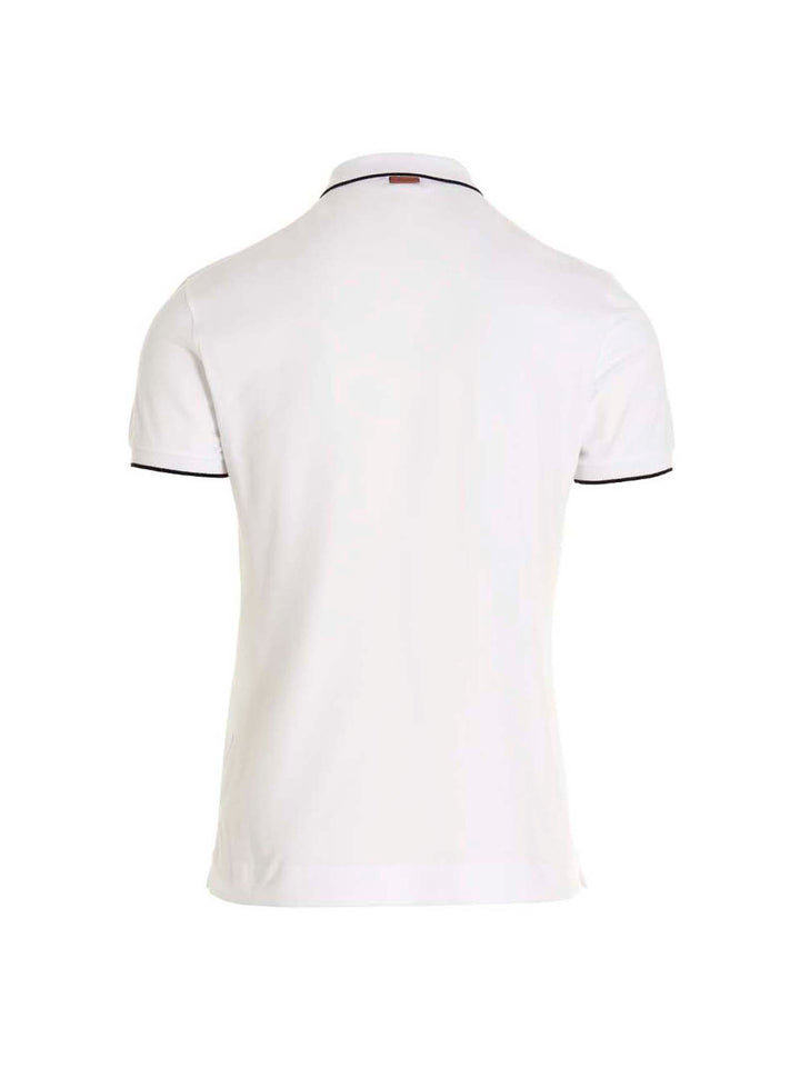 Embroidered logo polo shirt