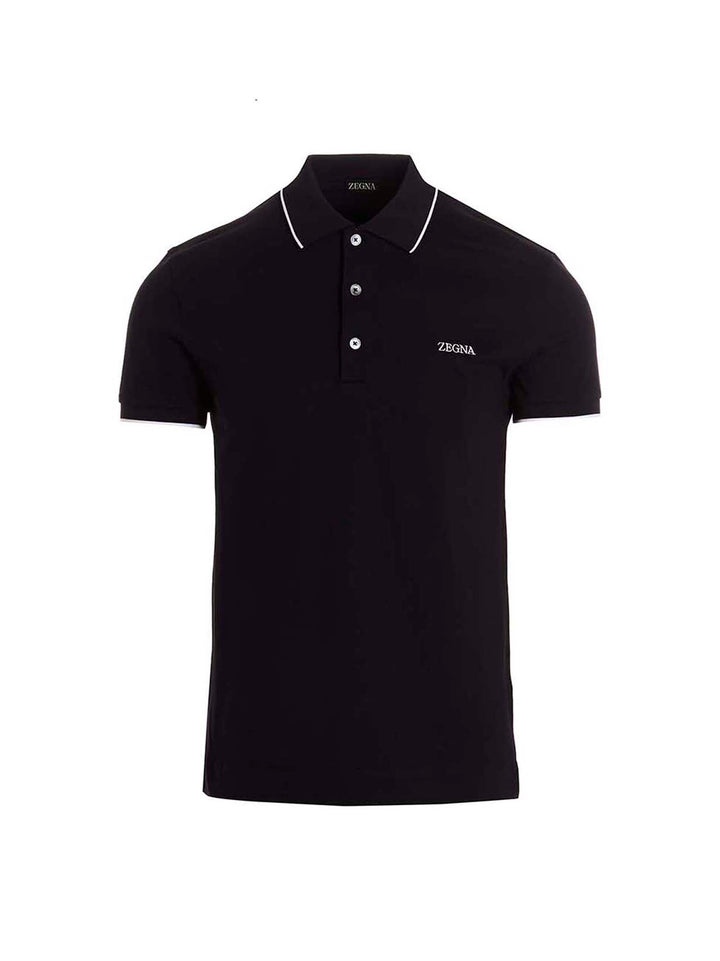 Embroidered logo polo shirt