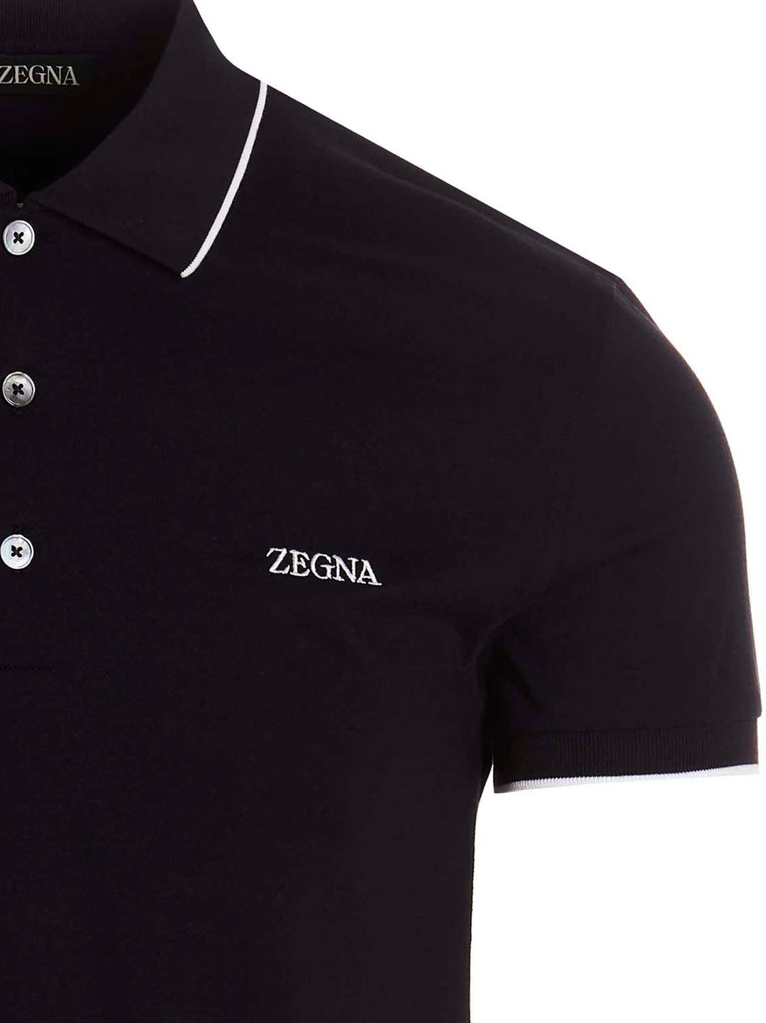 Embroidered logo polo shirt