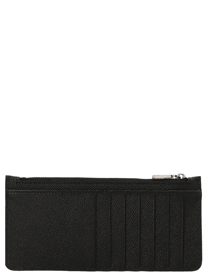 Logo Leather Wallet Wallets, Card Holders Black