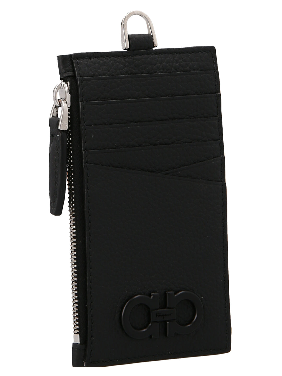 Gancio Wallets, Card Holders Black