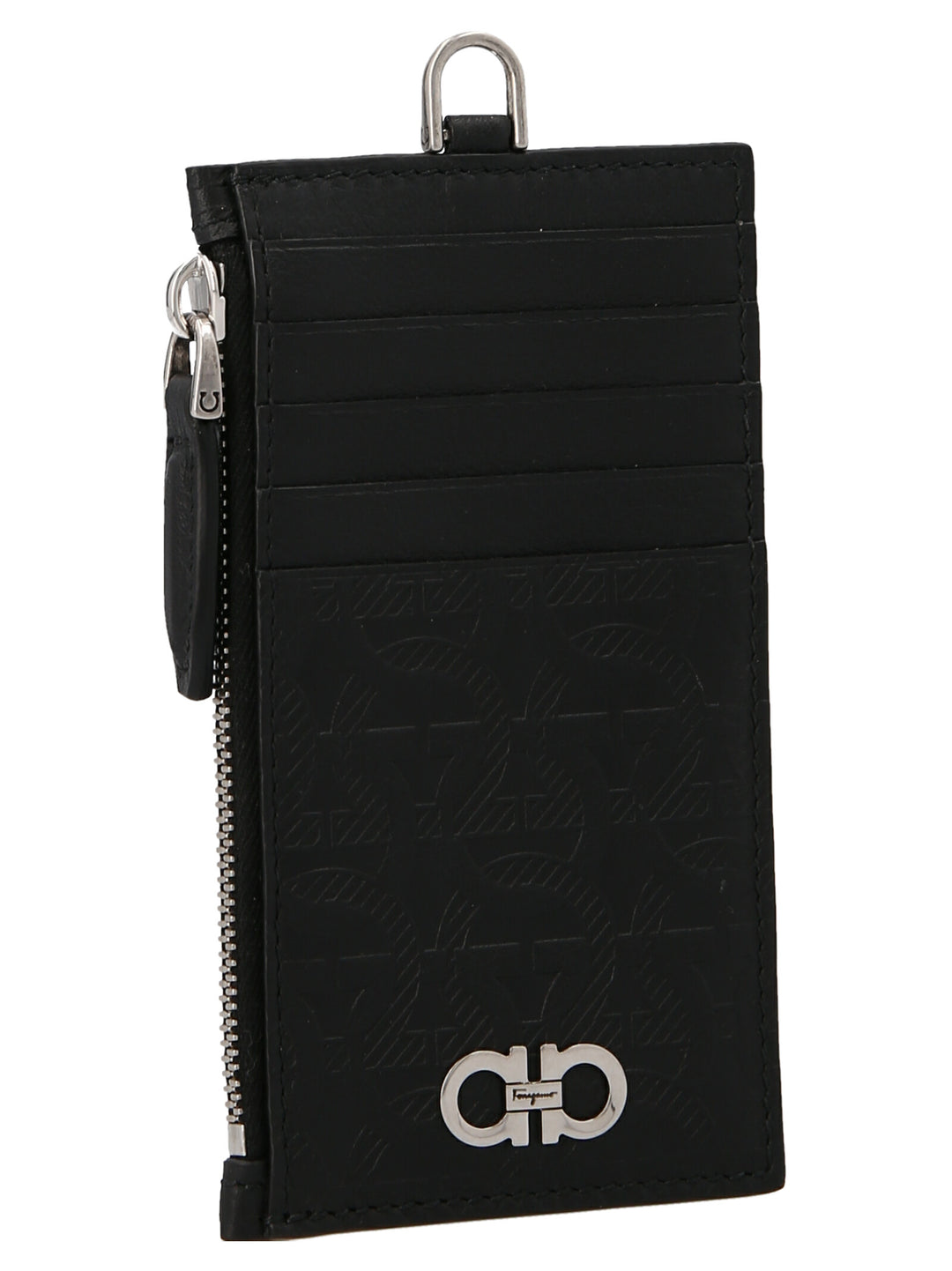 Gancio Wallets, Card Holders Black