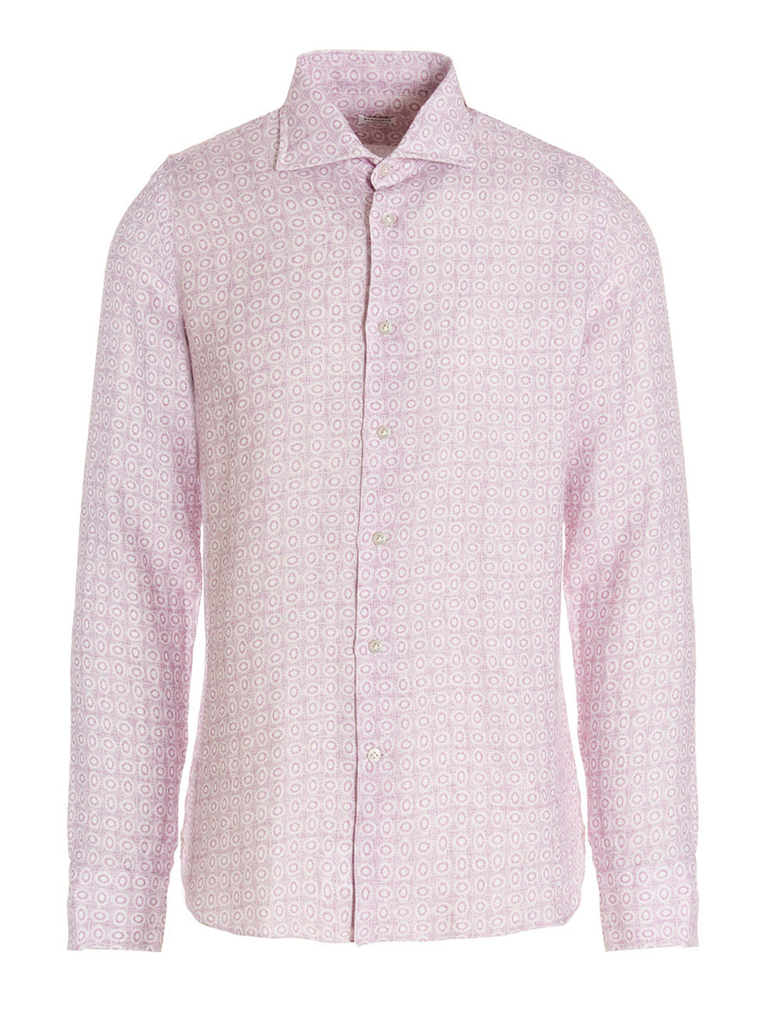 Printed linen shirt