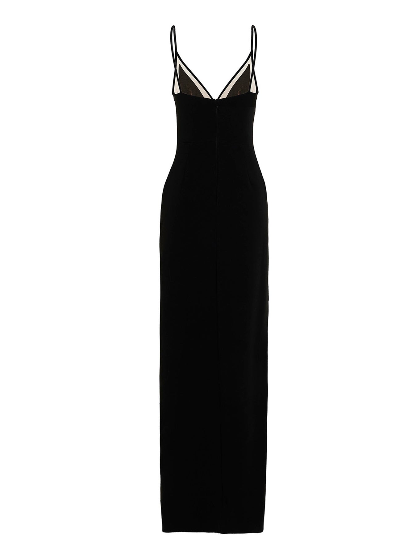 Shop David Koma 'open Leg Cami' Dress In Black