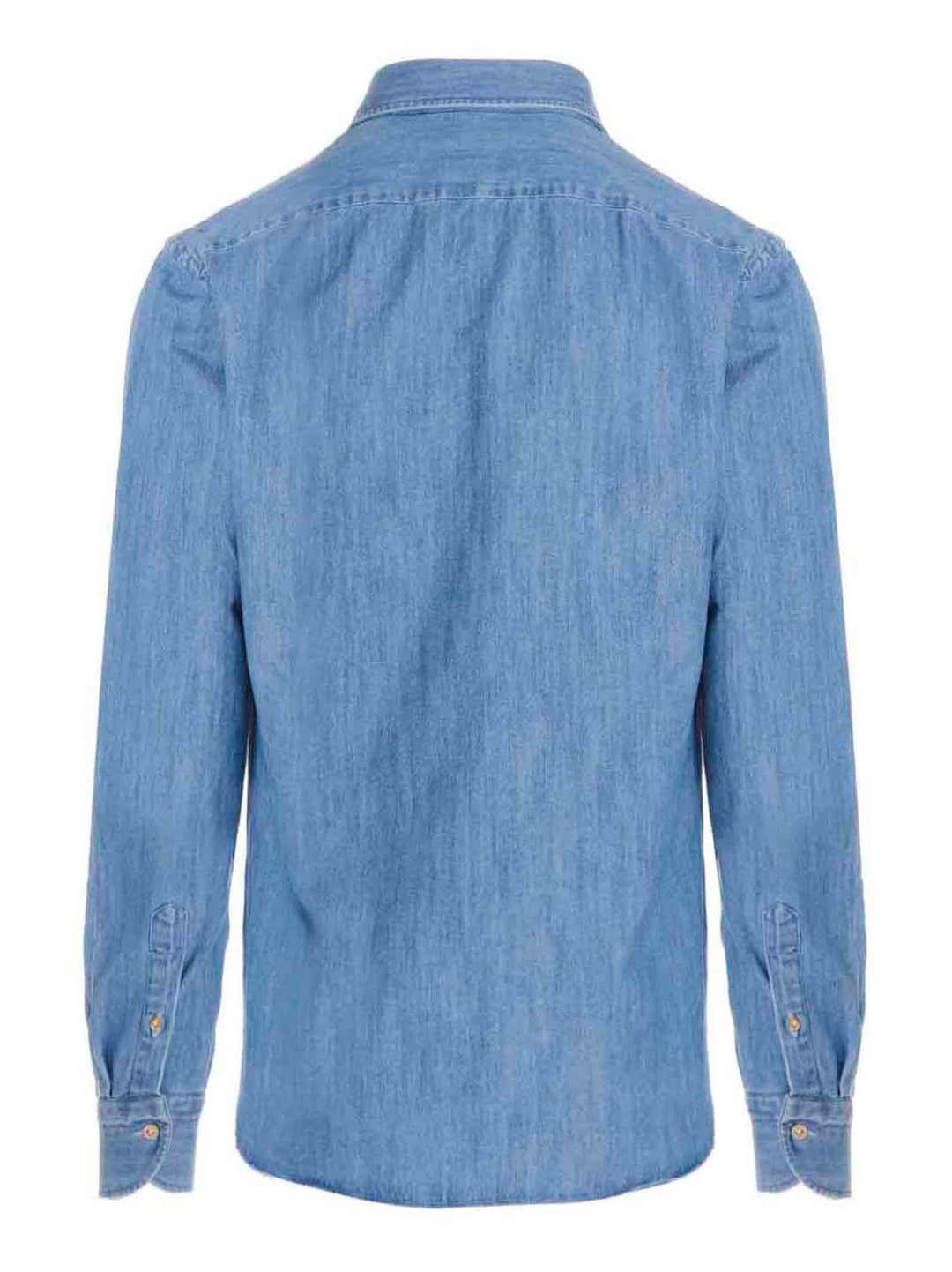 Denim-effect shirt