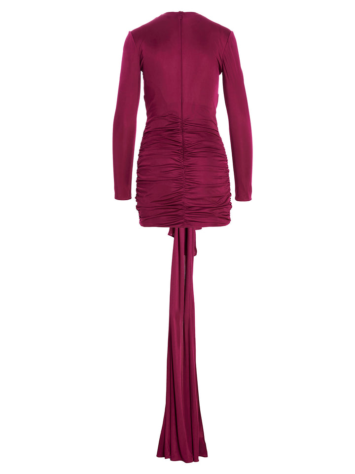 Draped Dress Dresses Fuchsia