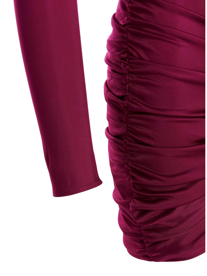 Draped Dress Dresses Fuchsia