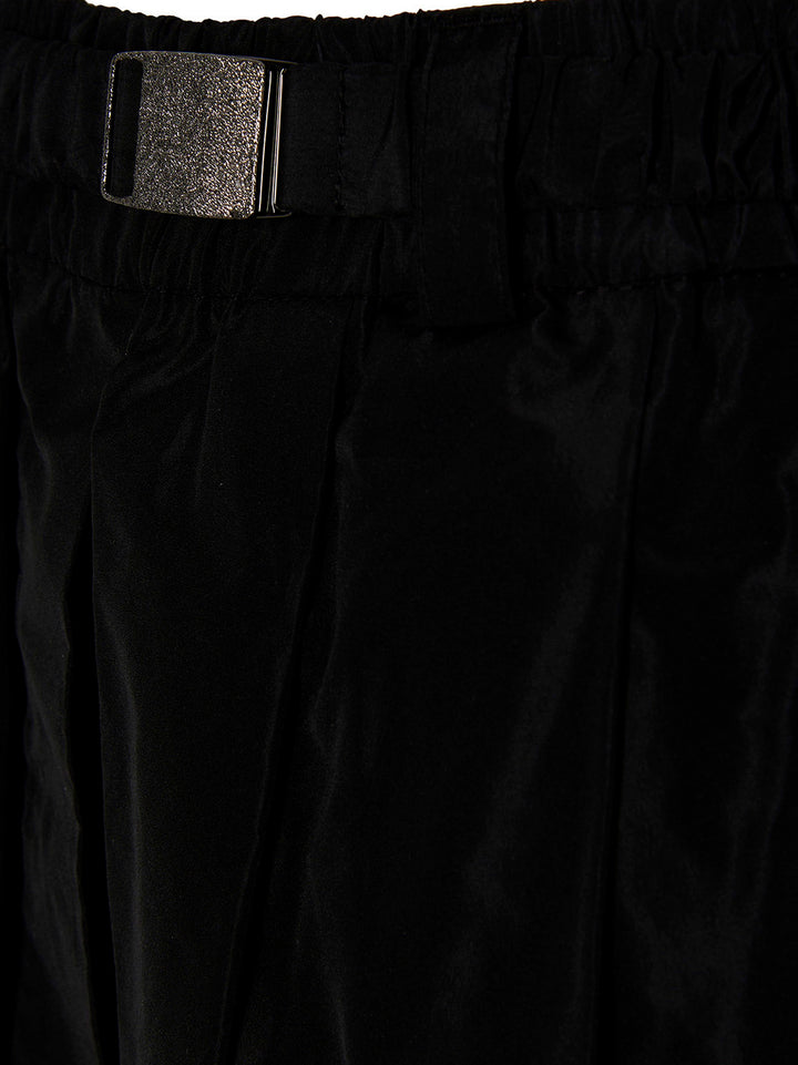 Taffeta Skirt Skirts Black