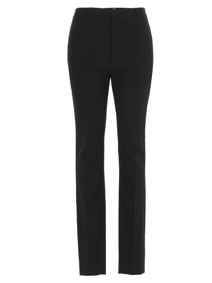 Wool Trousers Pants Black