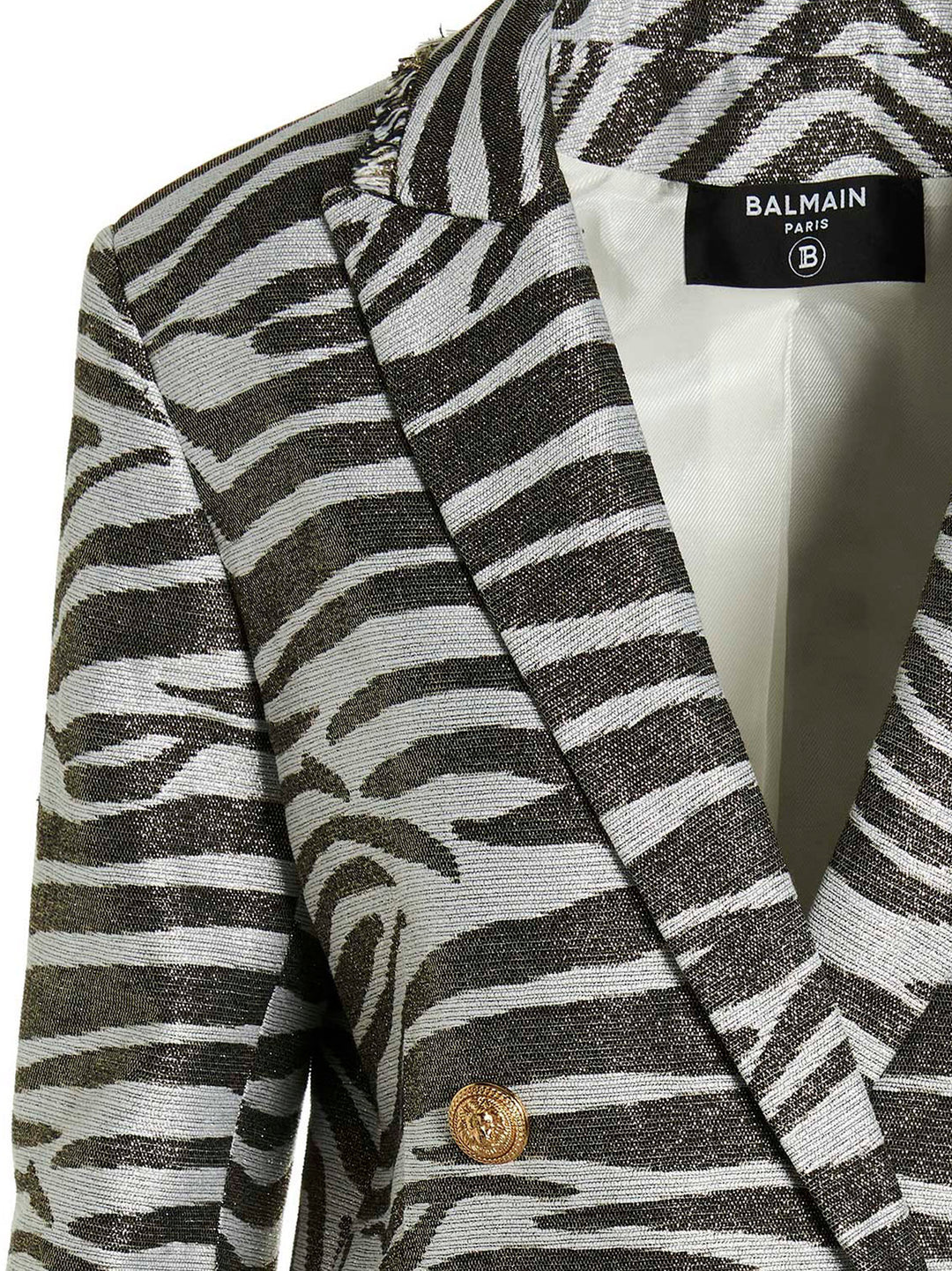 Zebra Blazer Jackets Multicolor