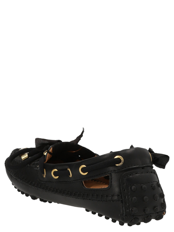 Medusa Flat Shoes Black